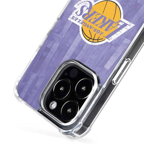 NBA Los Angeles Lakers Hardwood Classics iPhone 15 Pro MagSafe Case